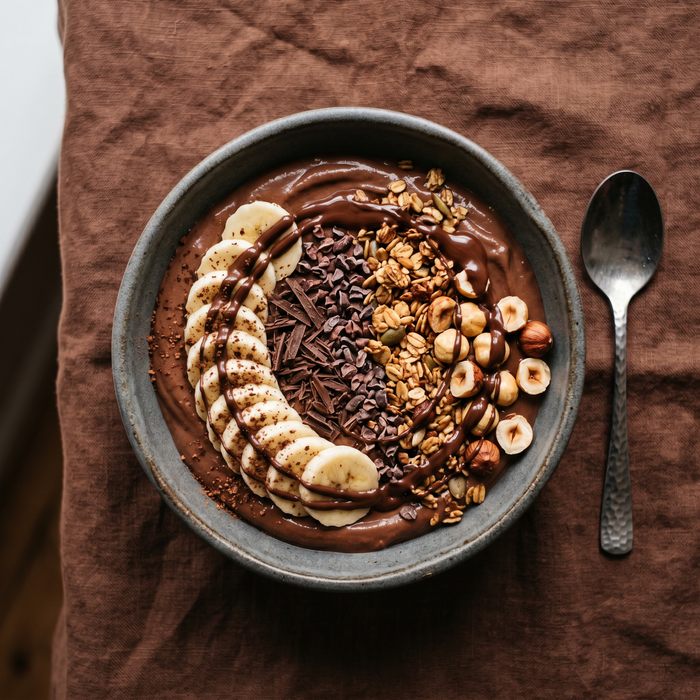 Chocolate yogurt bowl